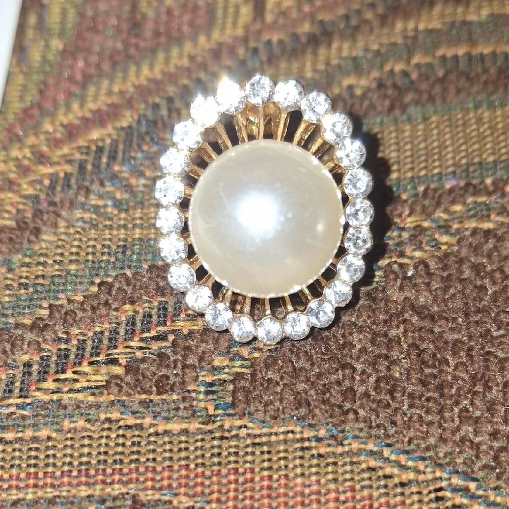 Elegant Gold and Silver Pearl Earrings